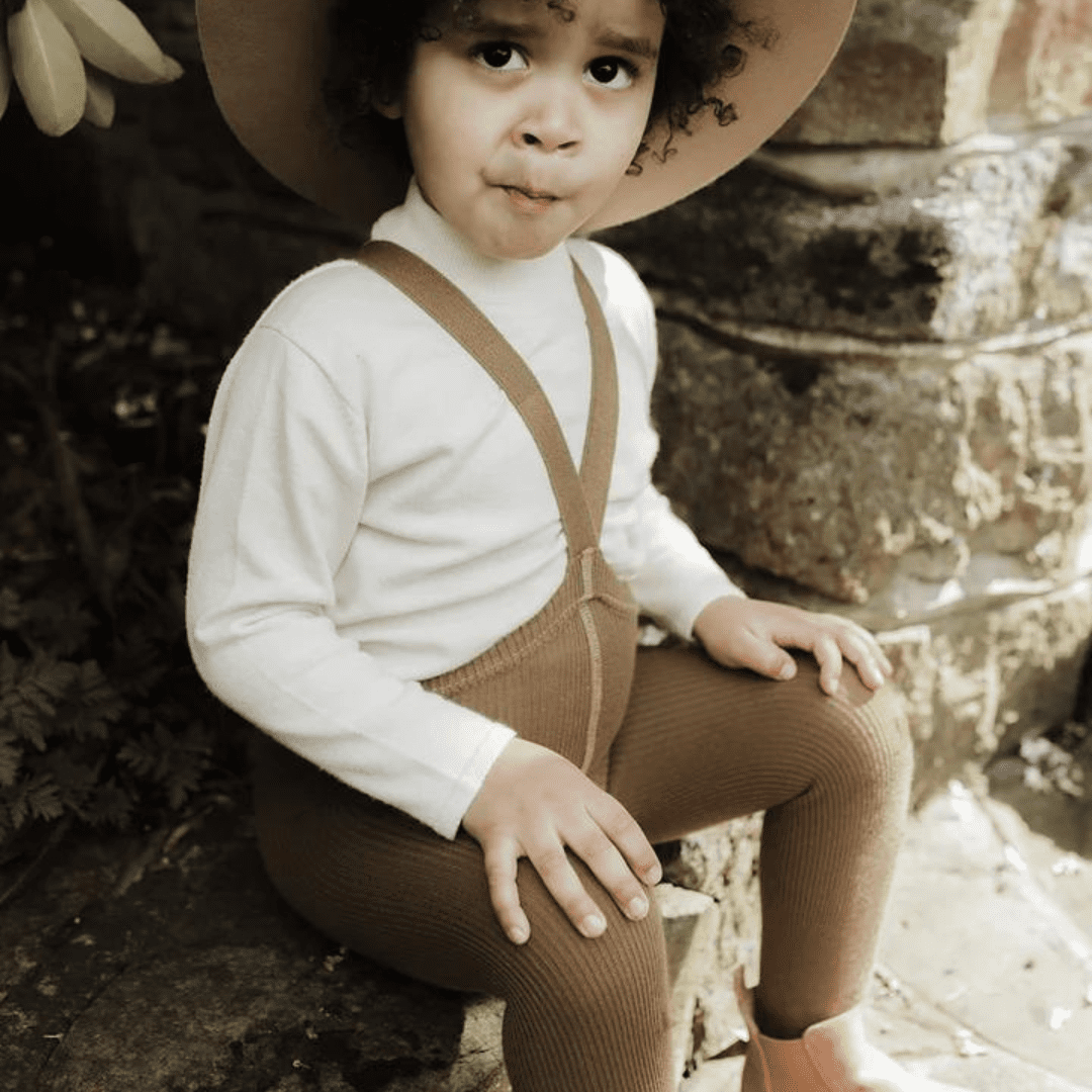 Organic Baby Clothing - Silly Silas Footed Tights at OAT & OCHRE