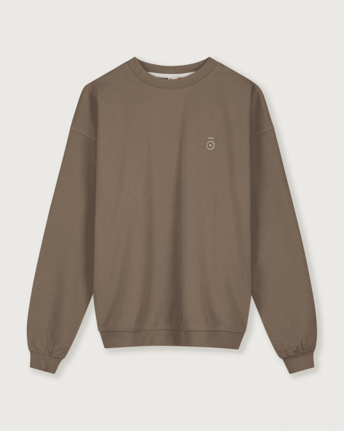 Dropped Shoulder Sweater Gray Label -   OAT & OCHRE