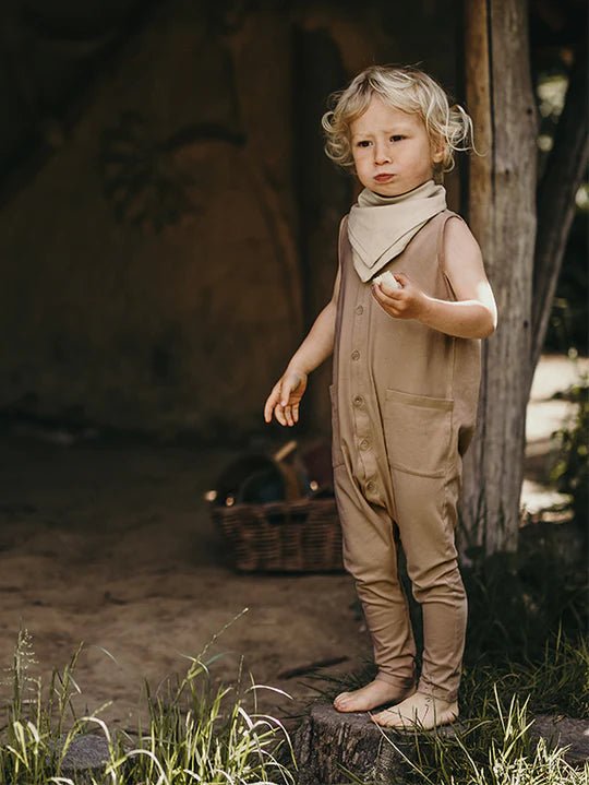 Free Range Playsuit | The Simple Folk | Baby & Toddler Clothing - OAT & OCHRE