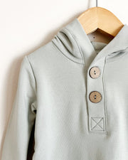 Henley Hoodie Sweatshirt by Lou & Bear - OAT & OCHRE | Slow Fashion, Organic, Ethically-Made
