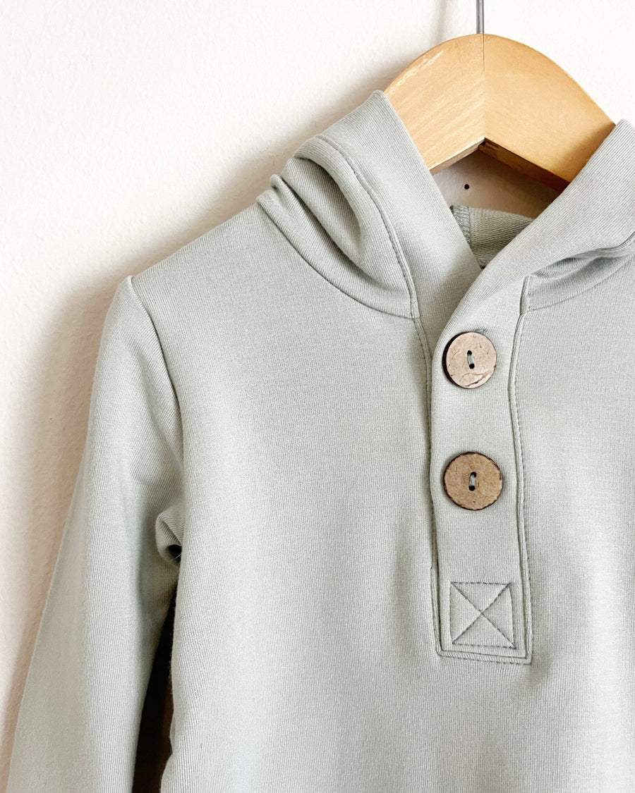 Henley Hoodie Sweatshirt by Lou & Bear - OAT & OCHRE | Slow Fashion, Organic, Ethically-Made
