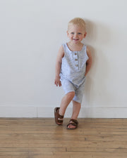 Henley Romper | Lou & Bear | Baby & Toddler Clothing - OAT & OCHRE