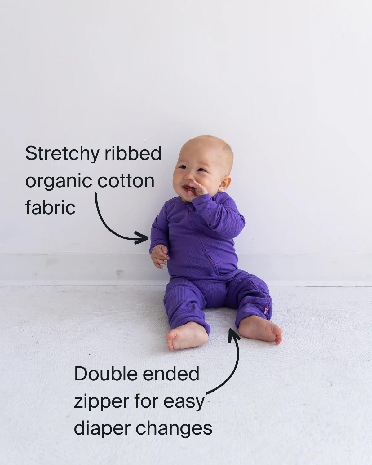Organic Cotton Romper Little Lott Clothing Co. -   OAT & OCHRE
