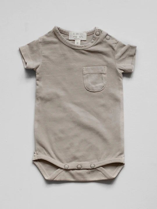 Plant Dyed Onesie by The Simple Folk - OAT & OCHRE | Slow Fashion, Organic, Ethically-Made