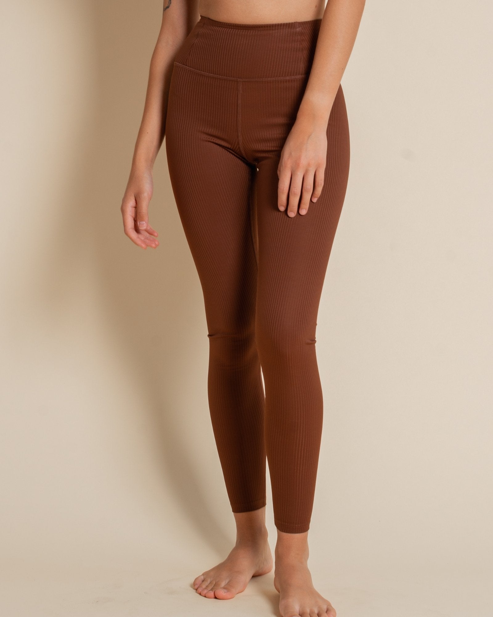Rib High Rise 28.5 Legging from Girlfriend Collective. Discover  ethically-made, sustainable fashion at OAT & OCHRE. Our slow fashion  collections features organic cotton and timeless designs. Shop now for  classic, minimal styles.