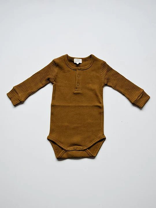 Ribbed Onesie by The Simple Folk - OAT & OCHRE | Slow Fashion, Organic, Ethically-Made
