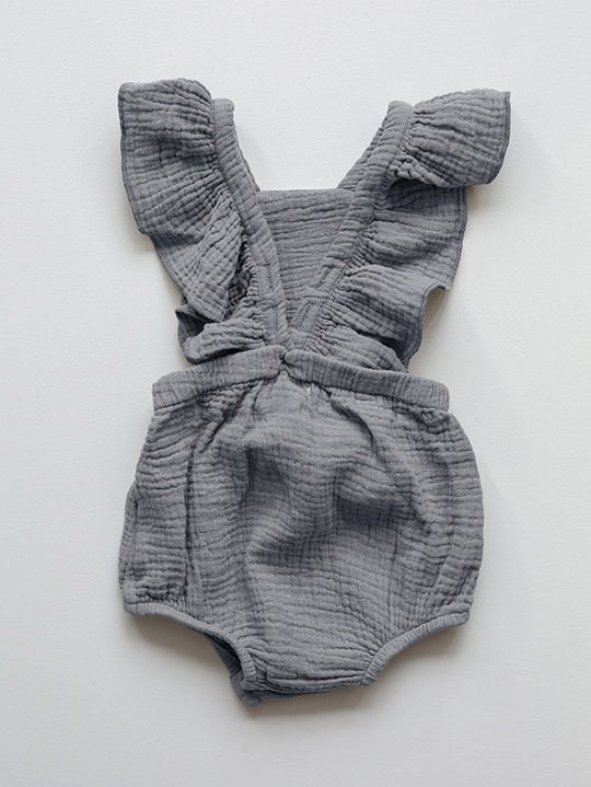 Ruffle Romper by The Simple Folk - OAT & OCHRE | Slow Fashion, Organic, Ethically-Made