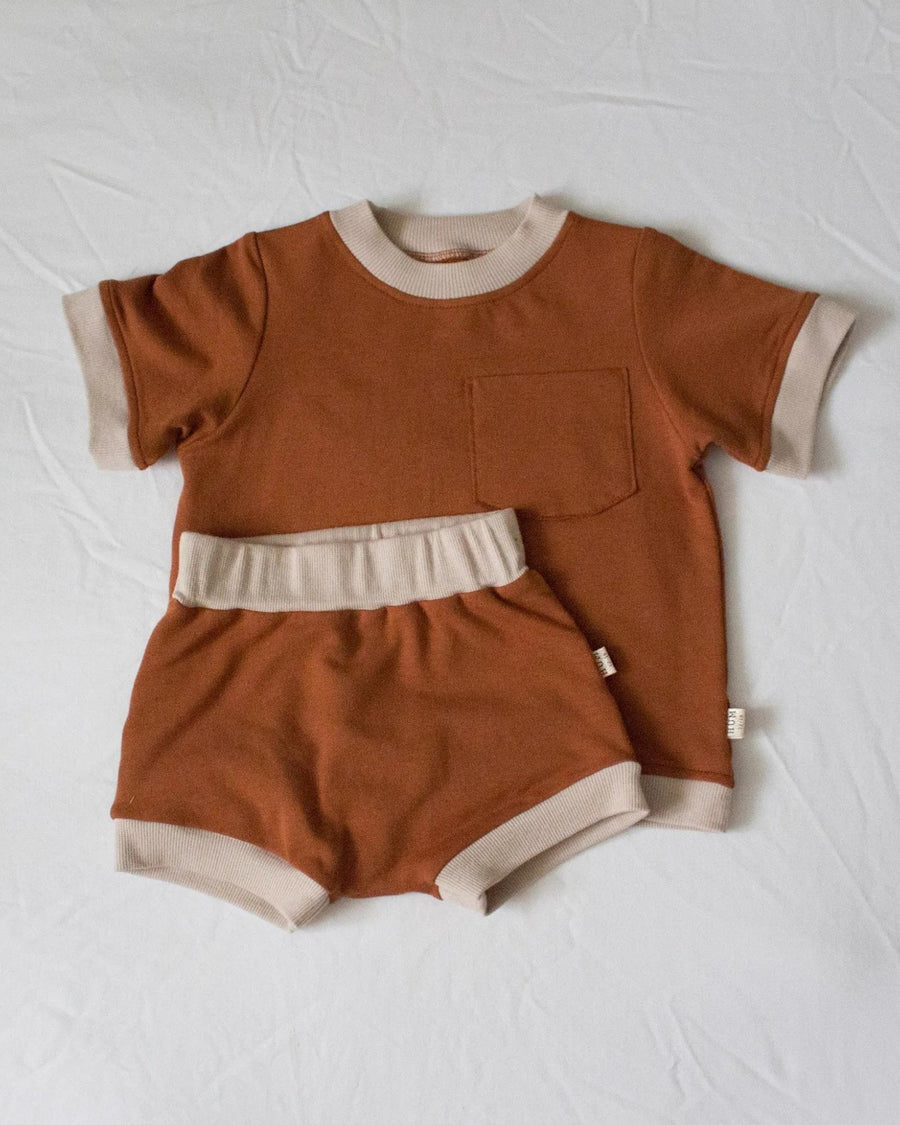 Terry Baby Shorts | HUM Apparel | Baby & Toddler - OAT & OCHRE