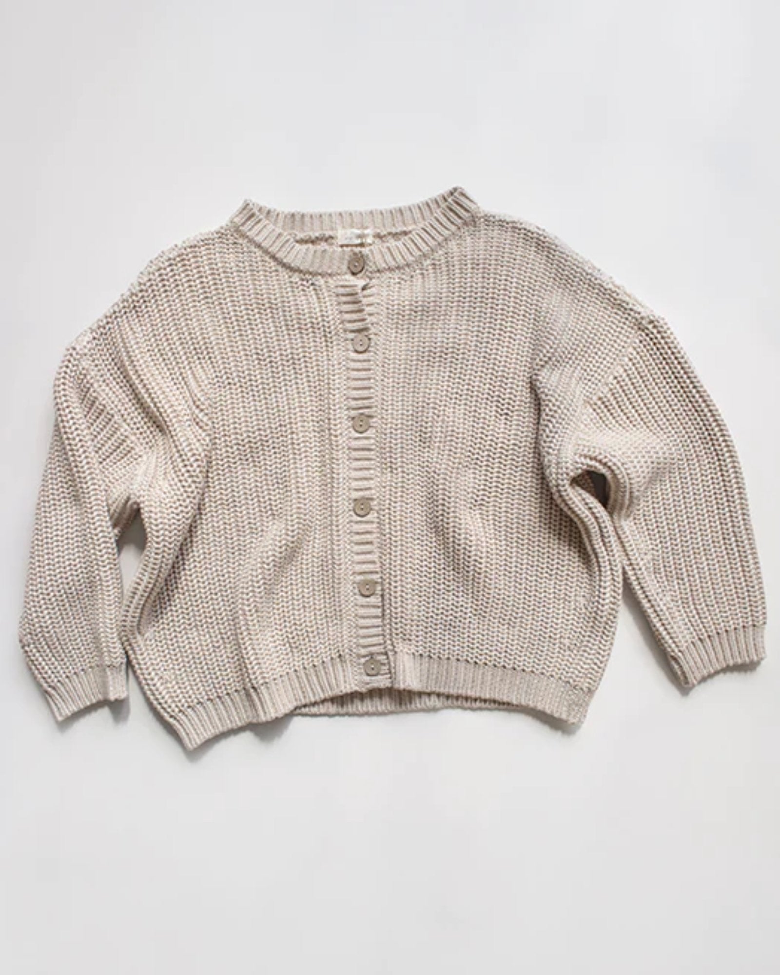 The Chunky Cardigan by The Simple Folk - OAT & OCHRE | Slow Fashion, Organic, Ethically-Made