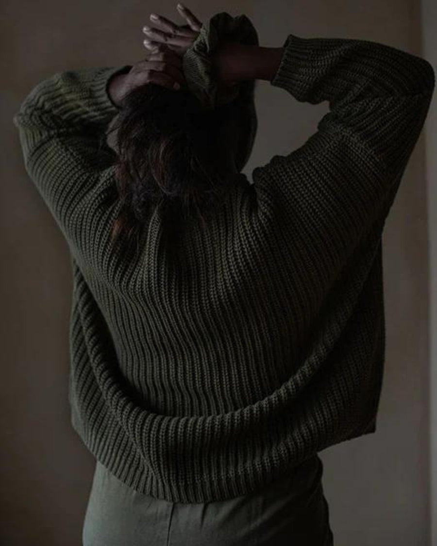 The Chunky Sweater by The Simple Folk - OAT & OCHRE | Slow Fashion, Organic, Ethically-Made