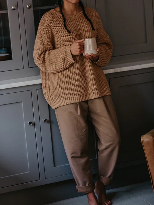 The Cozy Trousers by The Simple Folk - OAT & OCHRE | Slow Fashion, Organic, Ethically-Made