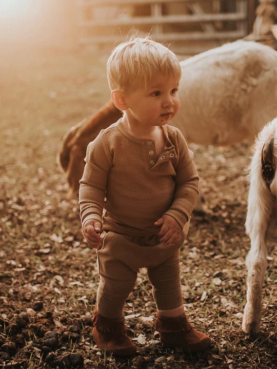 The Fleece Trouser | The Simple Folk | Baby & Toddler Bottoms - OAT & OCHRE