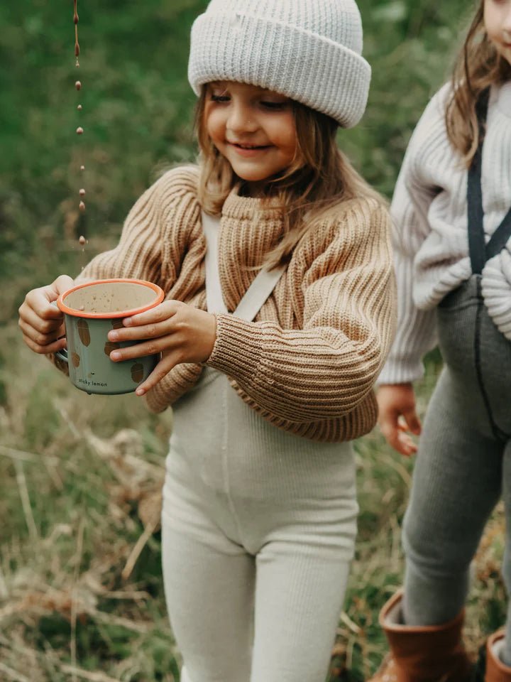 Wooly Tights Footless Silly Silas -   OAT & OCHRE